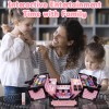 Hollyhi 59Pcs Kids Makeup Kit for Girl, Washable Play Makeup