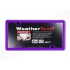 WeatherTech ClearCover License Plate Cover and Frame, Purple