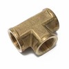 LTWFITTING Brass Pipe Fitting 3/4" Female NPT Thread Tee Fuel