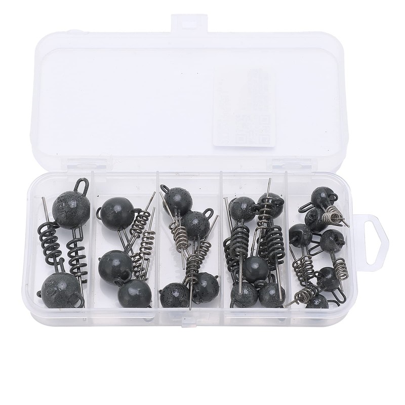 Jig Heads Hooks,5‑20g Durable Fish Head Hooks with Round Jig