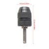 2‑13mm Capacity Metal Keyless Lathe Drill Chuck Converter with SDS