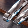 PARENCE. 3 pinze metalliche per zucchero/cubetti di ghiaccio 15 cm