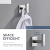 Bathroom Towel Hook, Angle Simple SUS304 Stainless Steel Bath Towel