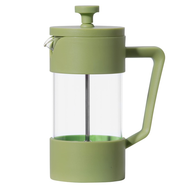 Oggi French Press Coffee Maker (12oz)- Borosilicate Glass, Coffee Press,