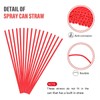 Hotop 100 Pieces Spray Can Straw 7.87" Plastic Replacement Spray