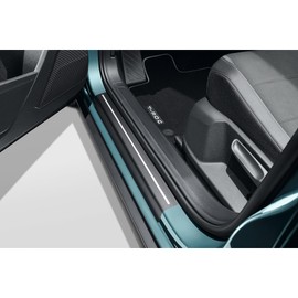 Volkswagen 2GA071310AZMD Door Sill Protector Paint Protection Film Black/Silver Not for Convertible