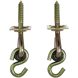 National Hardware N264-069 V2038 Swing Hook Kits in Yellow Chromate, White, 2 count(Pack of 1)