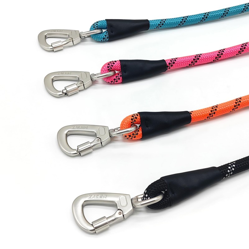 ZALER Short Dog Leash, 26 Inches Rope Traffic Leashes for