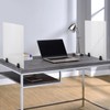 Desk Privacy Panels 2PCS Desk Dividers Office Partitions Clamp-on Acrylic
