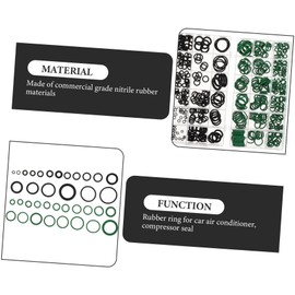 Tofficu Multipurpose 495pcs Rubber Set for Car Air Conditioner Cleaning Kit
