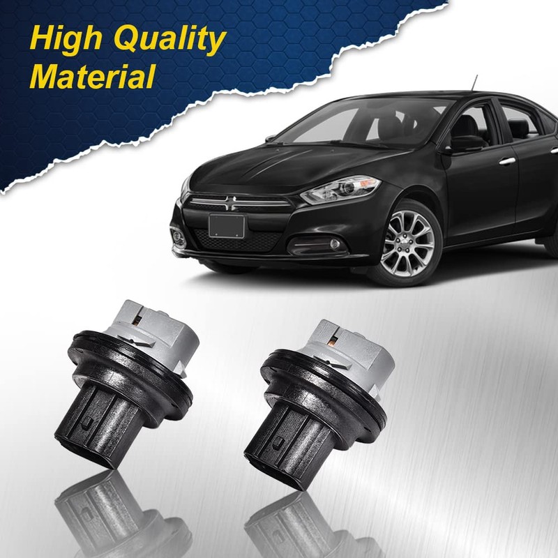 PIT66 2PCS Front Part Turn Signal Light Bub Plug Socket,