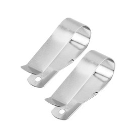 Garage Door Remote Visor Clip Replacement for Genie Garage Door Opener Remote Transmitter Visor Clip 37768A, Stainless Steel, 2 Pack
