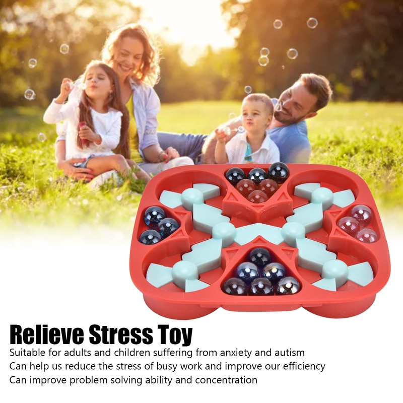 Rotate Pinball Game with Base Relieve Stress Bead Game Kids