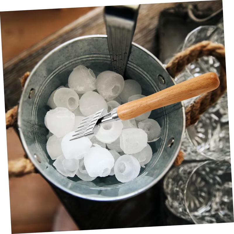 iplusmile Ice Crusher with Handle Aluminum Alloy Ice Chipper Tool