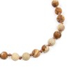RIAH FASHION Bohemian Genuine Natural Stone Wood Bead Strand Statement