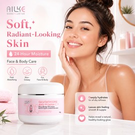 Shea Butter Face & Body Cream for Women – Lightweight Moisturizer for Soft, Glowing Skin