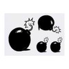 4 x 'Bomb' Temporary Tattoos (TO00014240)
