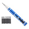 Trad 9pcs. Precision Screwdriver Set Pen Type Difference 換式 Blue
