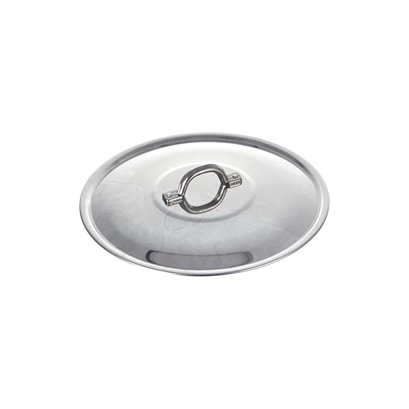 Pentole Agnelli Family Cooking Aluminium Flat Lid With Loop Handle,