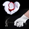 White Cotton Gloves, 12 Pairs of White Gloves are Suitable
