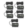 5PCS Electronic Digital Display Thermometer Black Mini Embedded Indoor Digital
