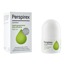 Perspirex Comfort Desodorante | Roll-on | Control de Sudoracion Intensa y Olor en Axilas |120 hrs o 5 Días de Protección | Hombre y Mujer | Roll-on 20 ml