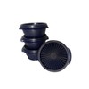 Tupperware Servalier 1.25 cup 10oz Bowl Liquid Tight Seal Set of 4 in Dark Blue