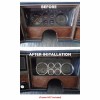 Gbodyparts 78-88 Monte Carlo Polished Billet Aluminum Cluster Gauge Trim
