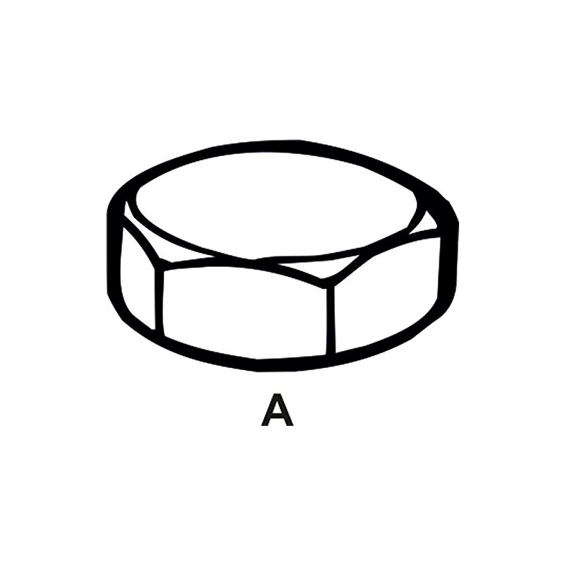 CORNAT TEC386800 Cap Brass Chrome 3/8"