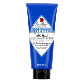 Turbo Wash Energizing Cleanser For Hair And Body by Jack Black for Men - 10 oz Body Wash