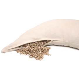 GIRAFFENLAND Half Moon with Organic Spelt Husk Organic Flannel Spelt Cushion | Direct Filled
