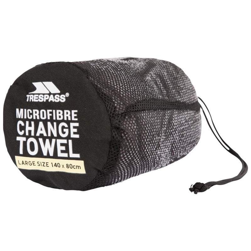 Trespass Uni Transfix Schnelltrocknendes Mikrofasertuch, Storm Grey, One Size EU