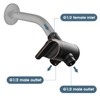 BRIGHT SHOWERS Shower Arm Diverter Valve for Hand held Showerhead