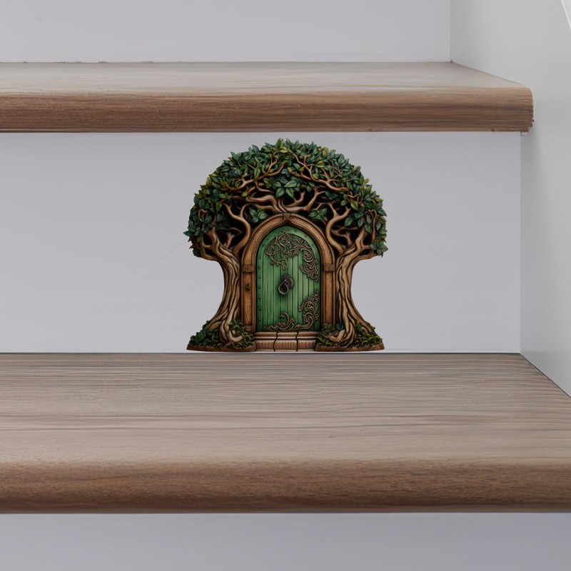 Beautiful Tree Fairy Door - Fairy Door Wall Sticker
