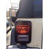 JeepTails Skull Flames Tail lamp Light Covers- Compatible with Jeep