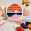 SOFPLATE Yarn Punch Needle Set Punch Needle Embroidery Sets with