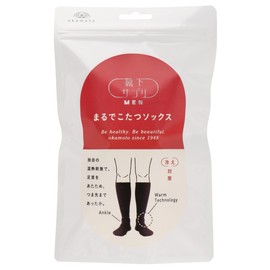 Socks Supplement MEN 672-991 Men's Kotatsu Socks, Black
