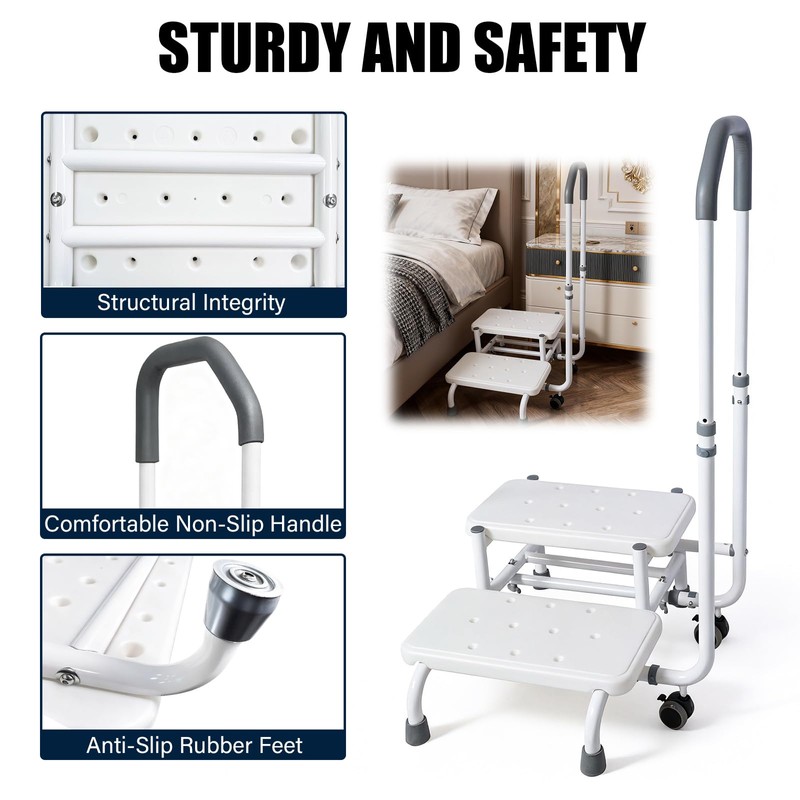 NnsZenith 2 Step Stool for Elderly