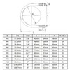 M8 U-bracket with nuts and washers, U-shape threaded bracket for