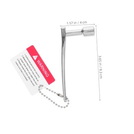 Outanaya Elevator Maintenance Triangle Spanner Key Emergency Door Unlocker Metal Key for Elevator Hall Locks