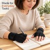 Fingerless Compression Gloves with Adjustable Wrist Strap – Hand Support
