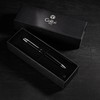Colibri Equinox Twist Ballpoint Pen Black Lacquer and Chrome Accent