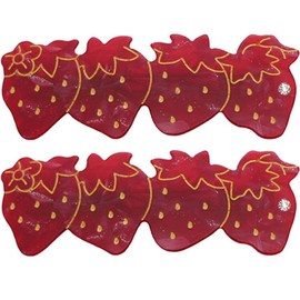 FRCOLOR 2Pcs Strawberry Hair Clips Cute Fruit Hair Accessories for Women Versatile Styling Tools for Daily Outfits and Special Occasions