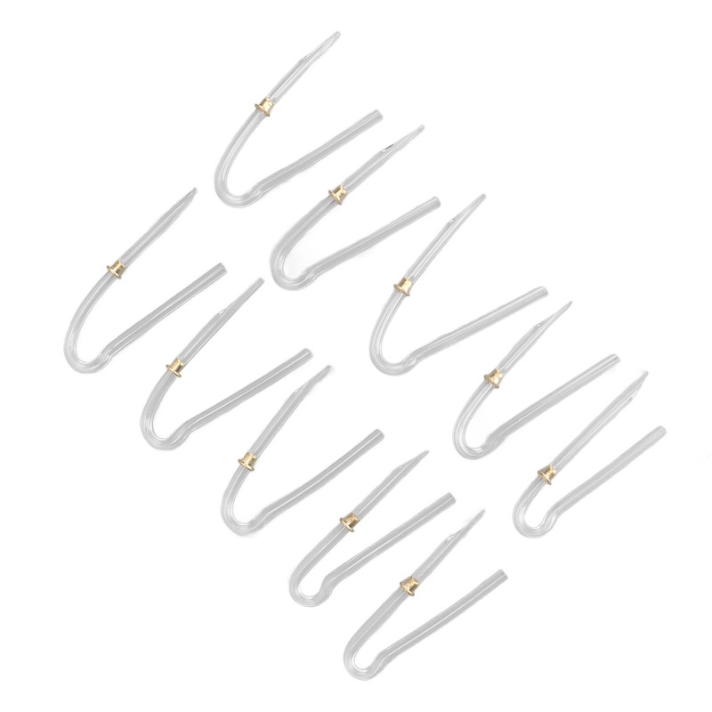 10pcs Preformed Earmold Hearing Aid Tubes Professional BTE Hearing Aid