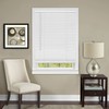 Anochecer Collection Cordless Vinyl 1-Inch Room Darkening Mini Blind- Pearl