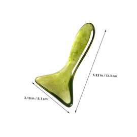 TOVINANNA Gua Massage Tool Portable Face and Neck Scraping Board for Meridian Clearing and Muscle Relief Ergonomic Design for Facial Beauty and Full Body Care