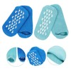 WOONEKY 2pairs Moisturizing Gel Socks of Comfortable Foot Masks for