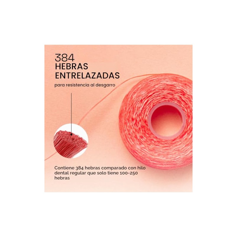 Reach Cleanburst Hilo dental encerado, cuidado bucal, sabor a canela,