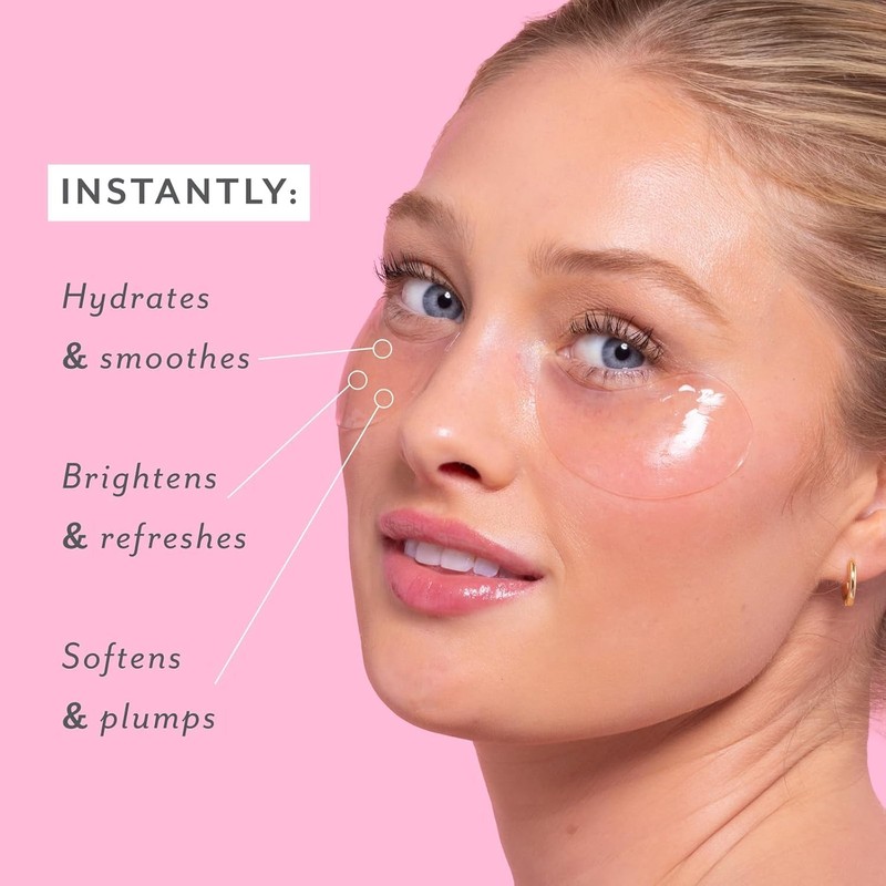 Patchology Serve Chilled Rosé Hydrating Under Eye Patches – Hyaluronic