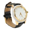 Alloy Quartz Movement Watch Men Elegant Shiny Rhinestone Watch with